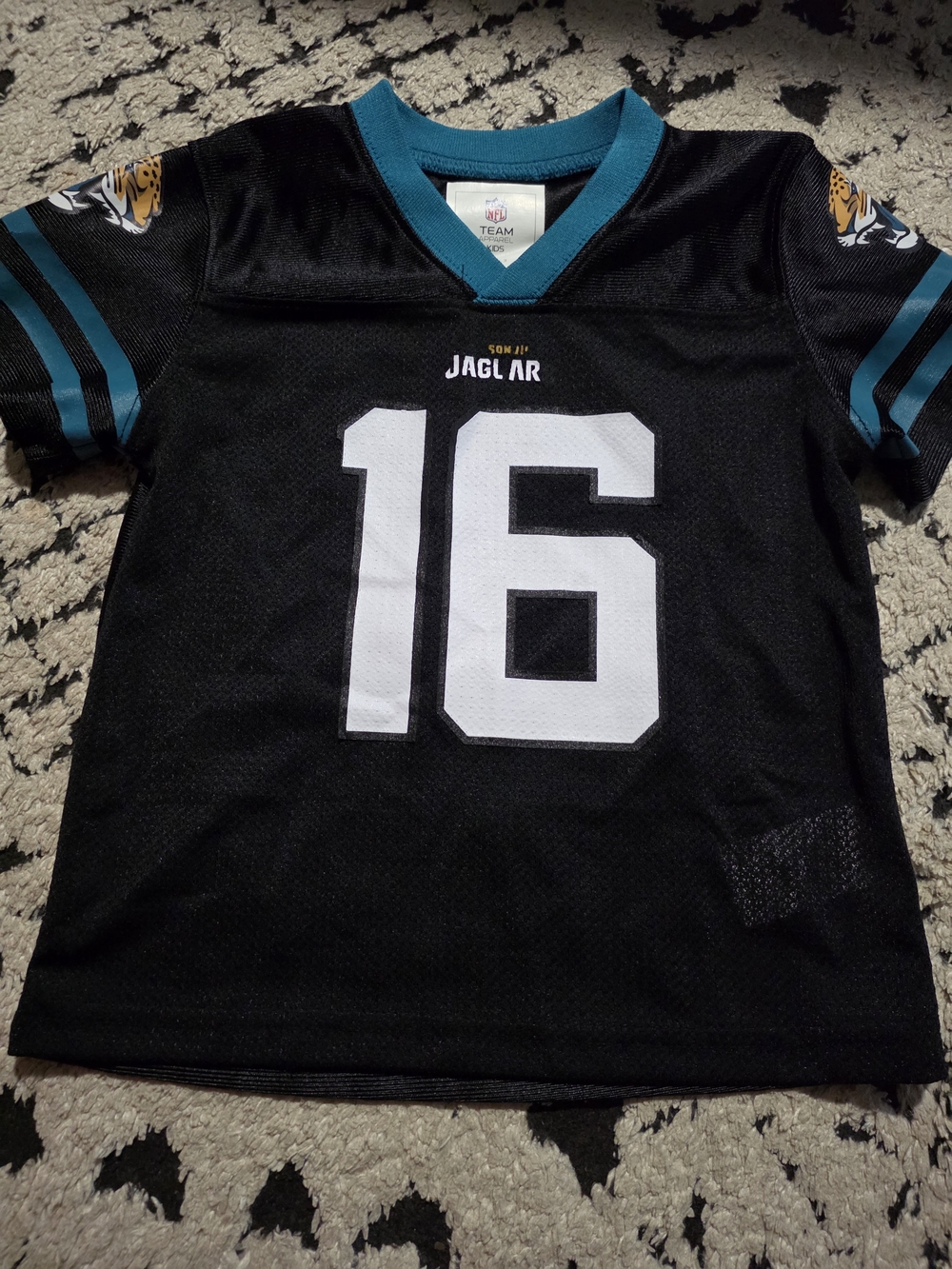 Jacksonville Jaguars Kids Black #16 Football Jersey